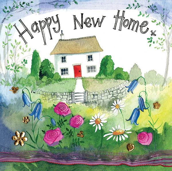 Happy New Home Sparkle Card