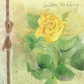 Gold Anniversary Card