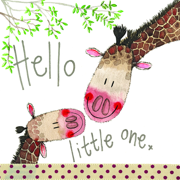 Hello Little One New Baby Card