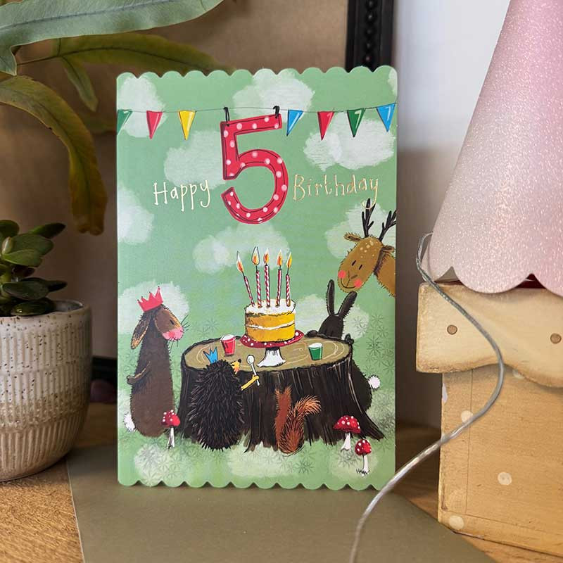 5Th Birthday Card