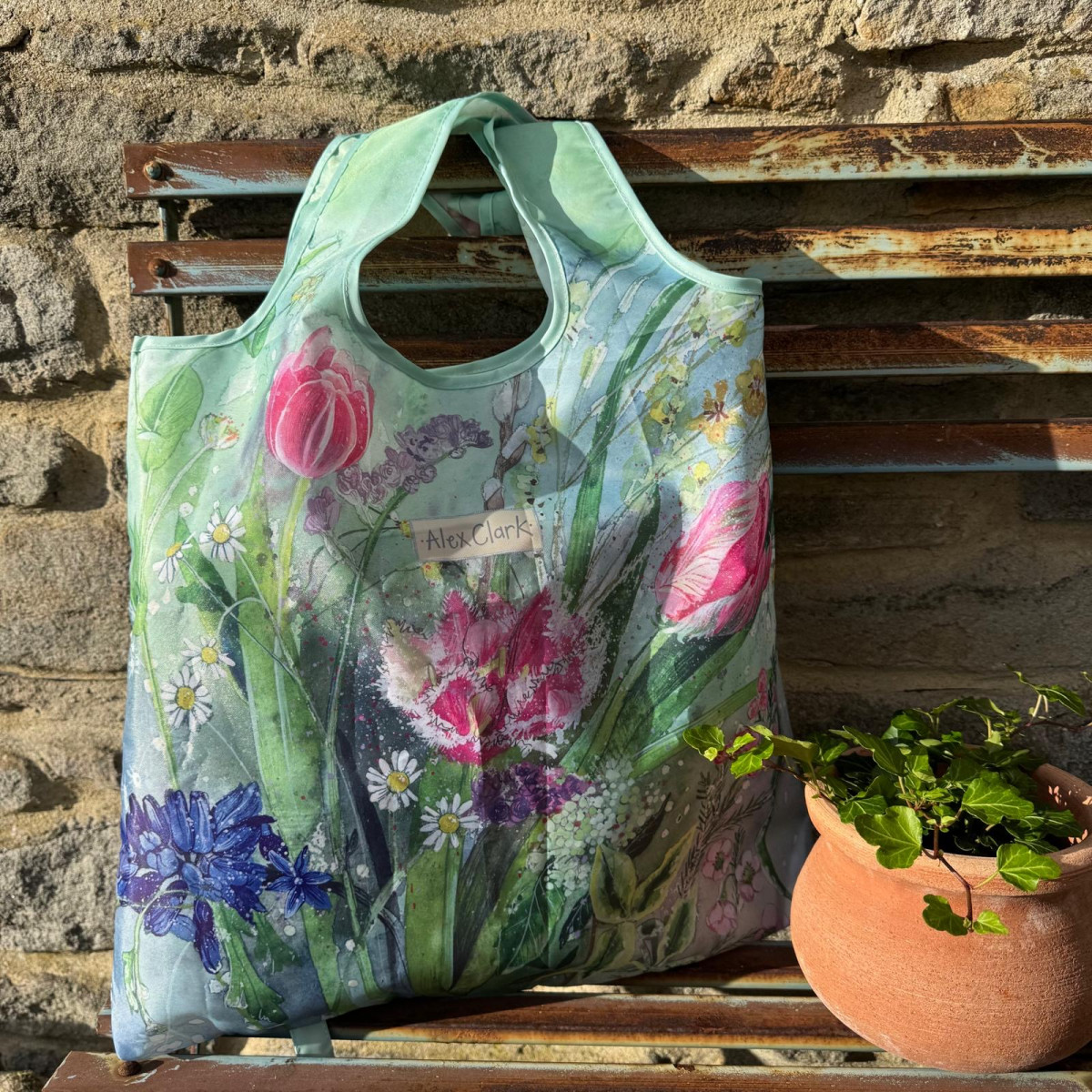 Spring Flowers Reusable Shopping Bag