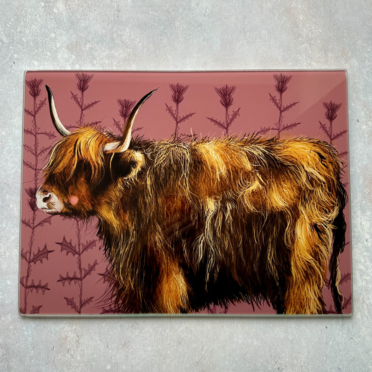 Highland Cow Worktop Saver