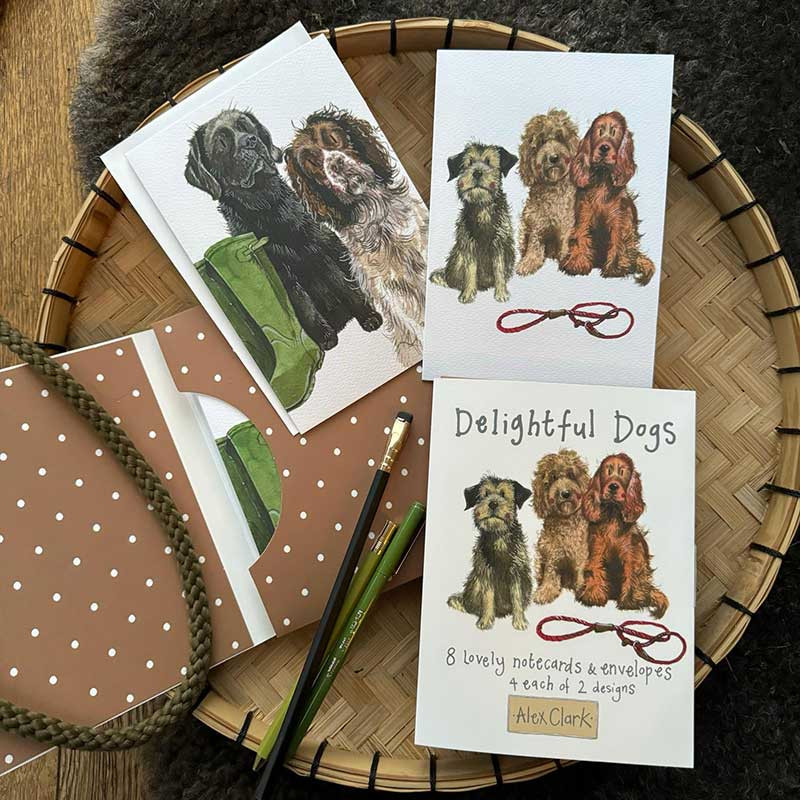 Delightful Dogs Boxed Notecards