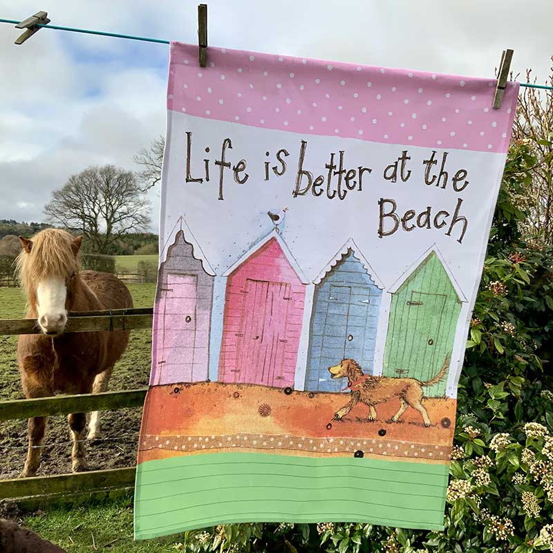 Life Is Better Tea Towels