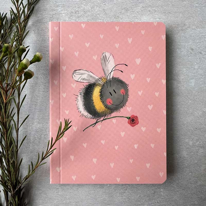 Bee And Flowers Notebook