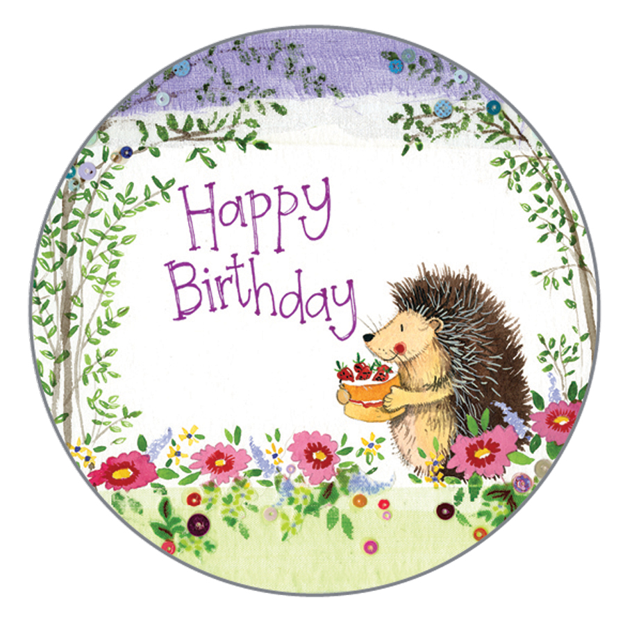 Birthday Hedgehog Gift Tags