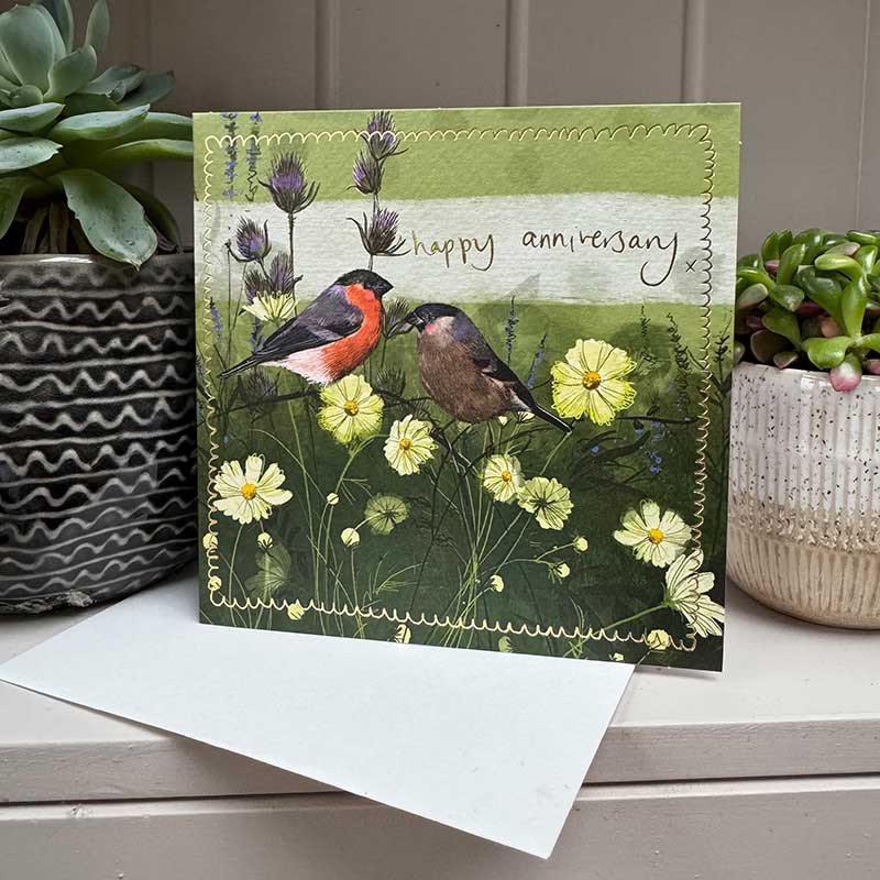 Anniversary Birds Little Sparkle Card