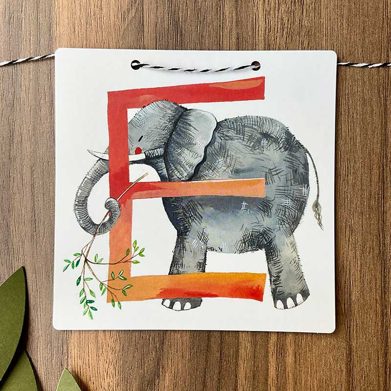 E Alphabet Tile