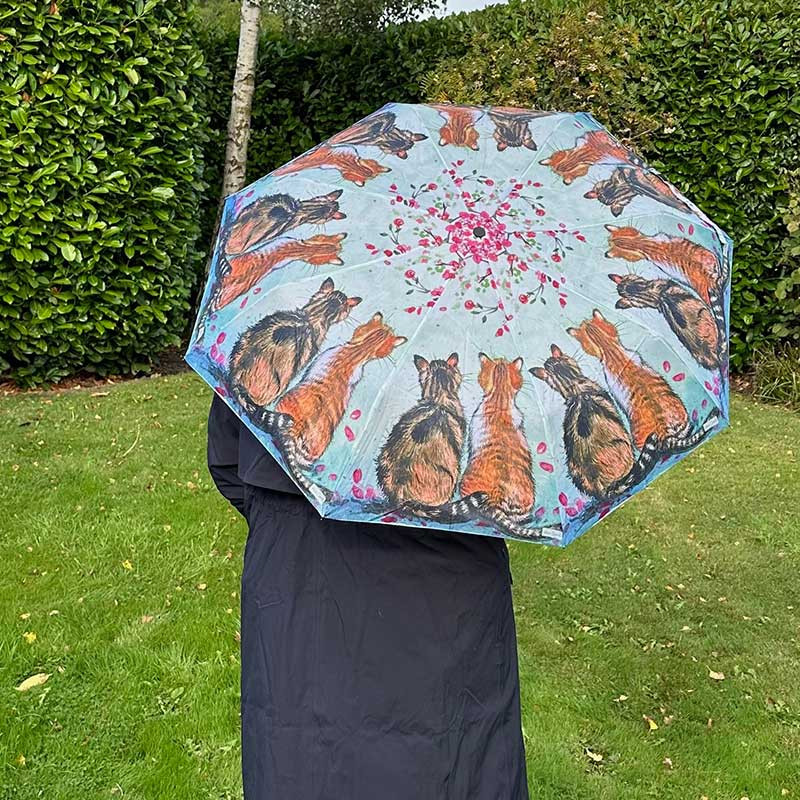 Cats & Blossom Umbrella