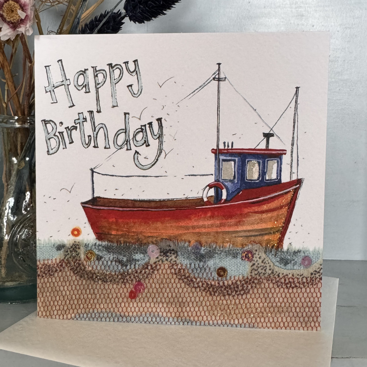 Fishing Boat Card