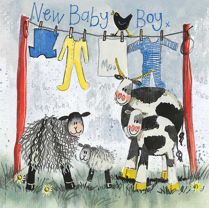New Baby Boy Card