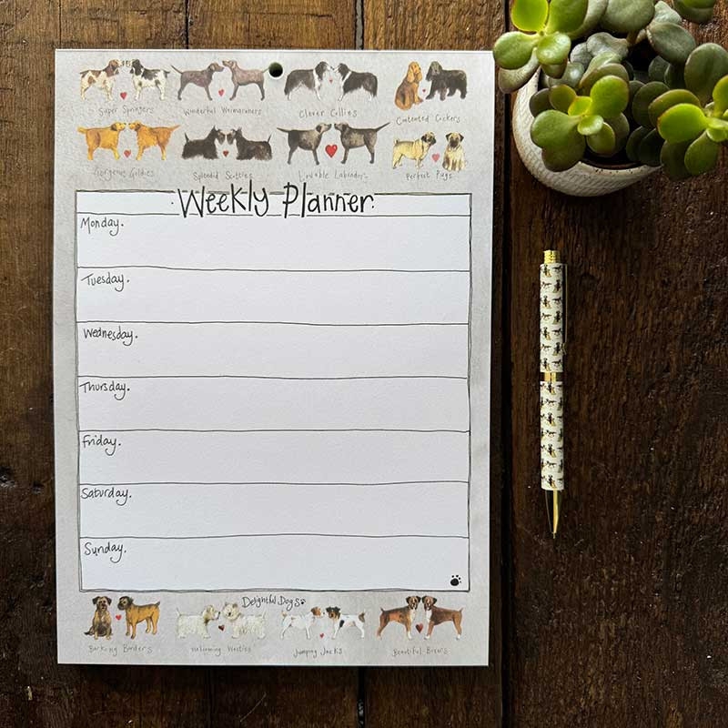 Delightful Dogs Weekly Planner