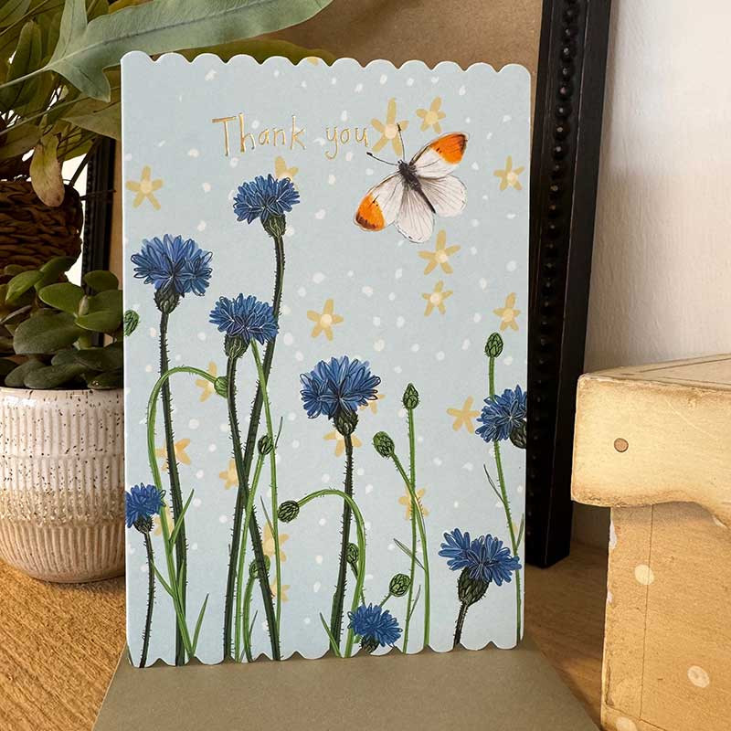 Butterfly Thank You Card